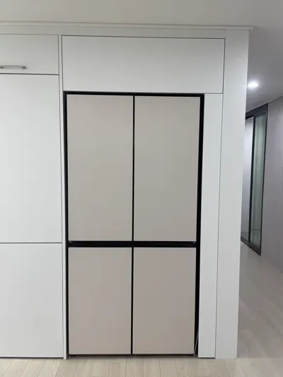 냉장고장 리폼 시공 완료 사진